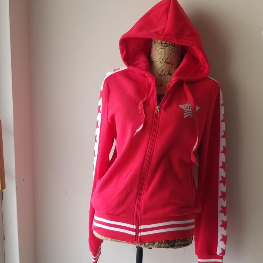 Red/White Love Star Sweatsuit